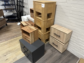 11x Nachtkasten verschillende merken